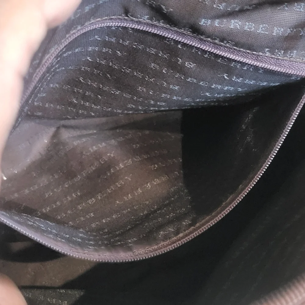 BurberryBurberry Nova Check Hand Bag, Crossbody Pvc Leather, Authentic. w/COA - Picture 15 of 16